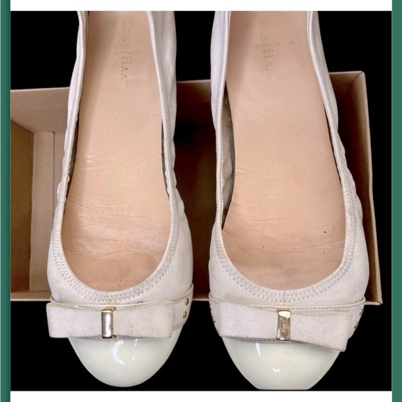 Cole Haan Cream Ballet Flats - Picture 3 of 10